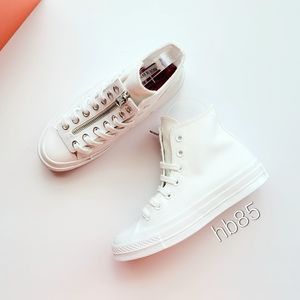 Converse Chuck 70 Zip Hi 'Triple White' High Top Sneaker Women's 5.5